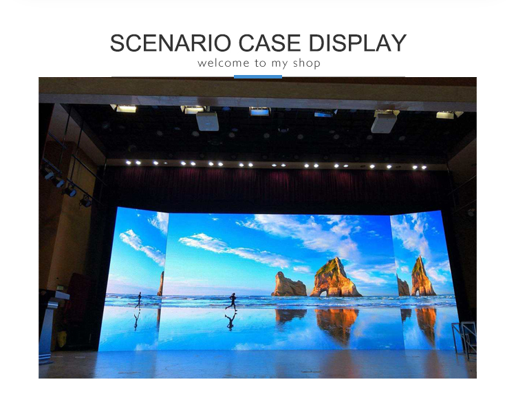 Indoor Video Advertisement Wall-Mounted LED Display Screen with P2.9 Pixel Pitch