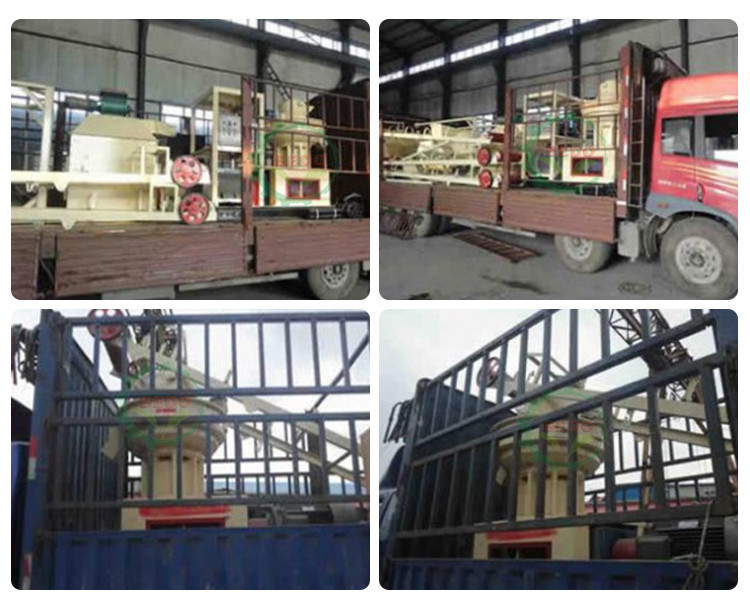 1-2T Ring Die Wood Sawdust Biomass Pellet Making Machine With CE
