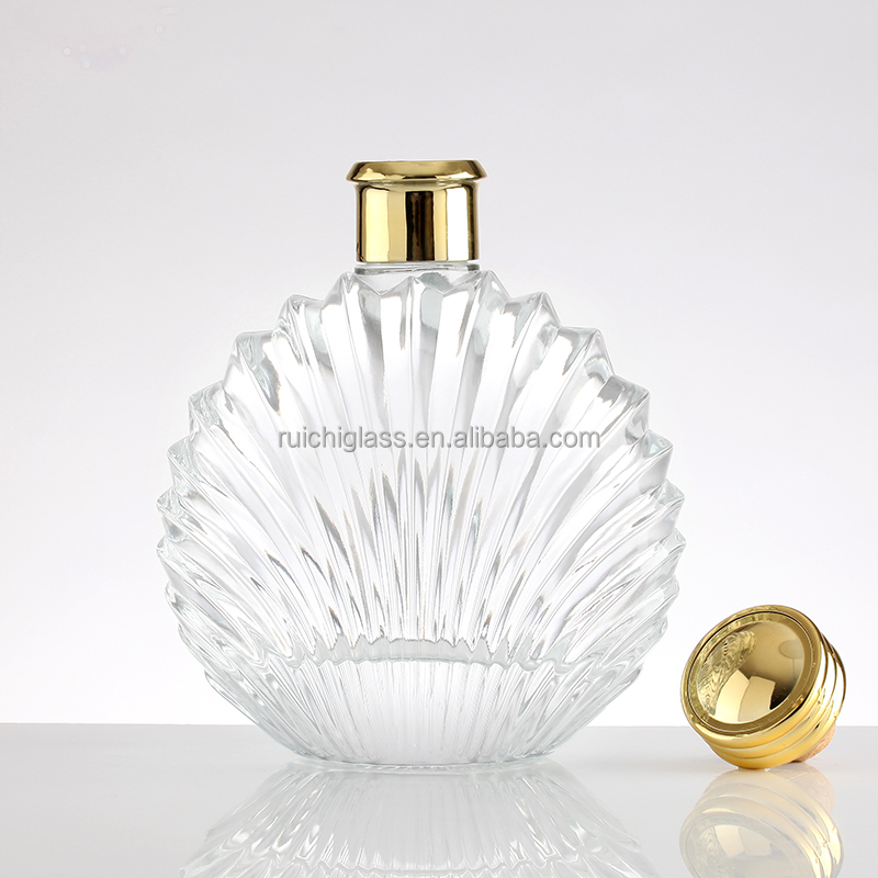 Clear Round Slender Neck Wine Bottles 250ml 300ml 330ml 350ml for Drinking Packaging