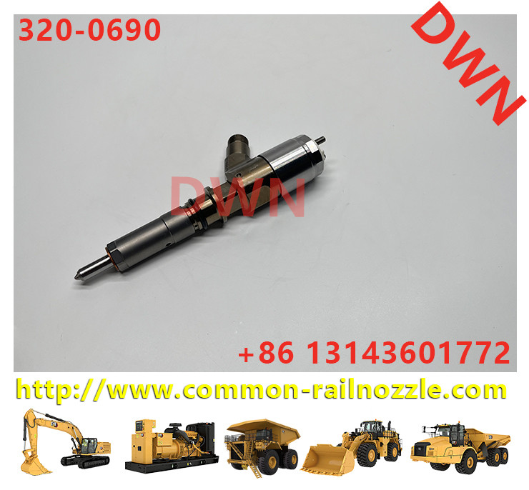 Excavator spare parts C6.6 engine fuel injector 320-0680 3200680 320-0690 320-0677 2645A746 fuel injector