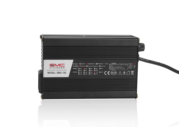 EMC-120 36V 2.5A Aluminum lead acid/ lithium battery charger for e-bike, e-scooter