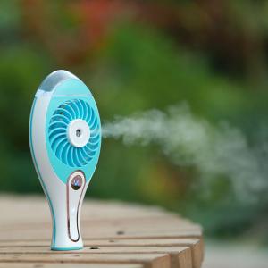 Buy cheap Novelty gifts Rechargeable Portable cooling air misting fan outdoor cooling mist fan product