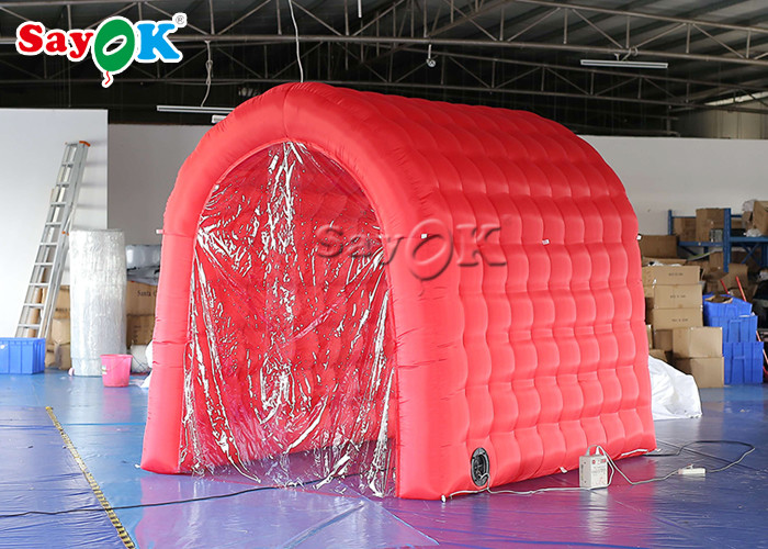 Red Fireproof Disinfection Channel Inflatable Medical Tent