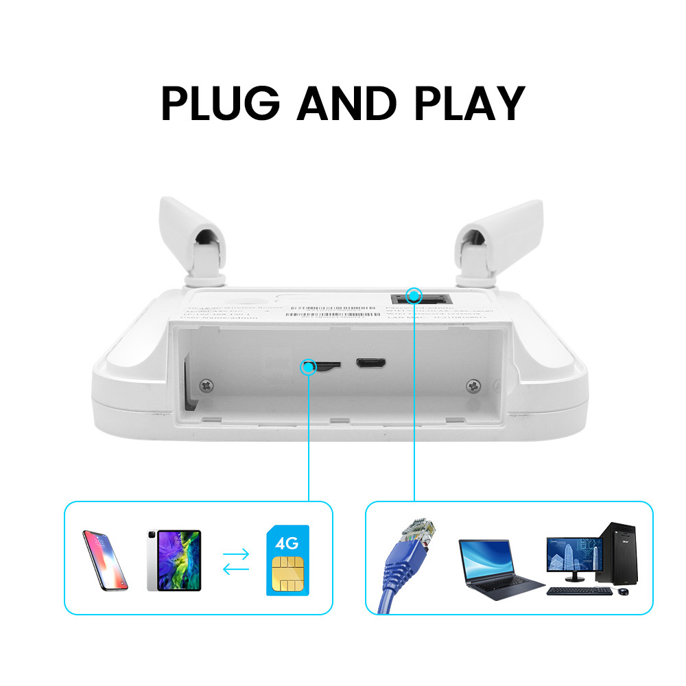 B312-926 B312 Cat4 4g Lte CPE Wifi Router Mobile With Dual Sim Card