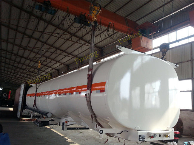 36000 Liters Petrol Tanker Trailers 3 cabins for fuel transportation