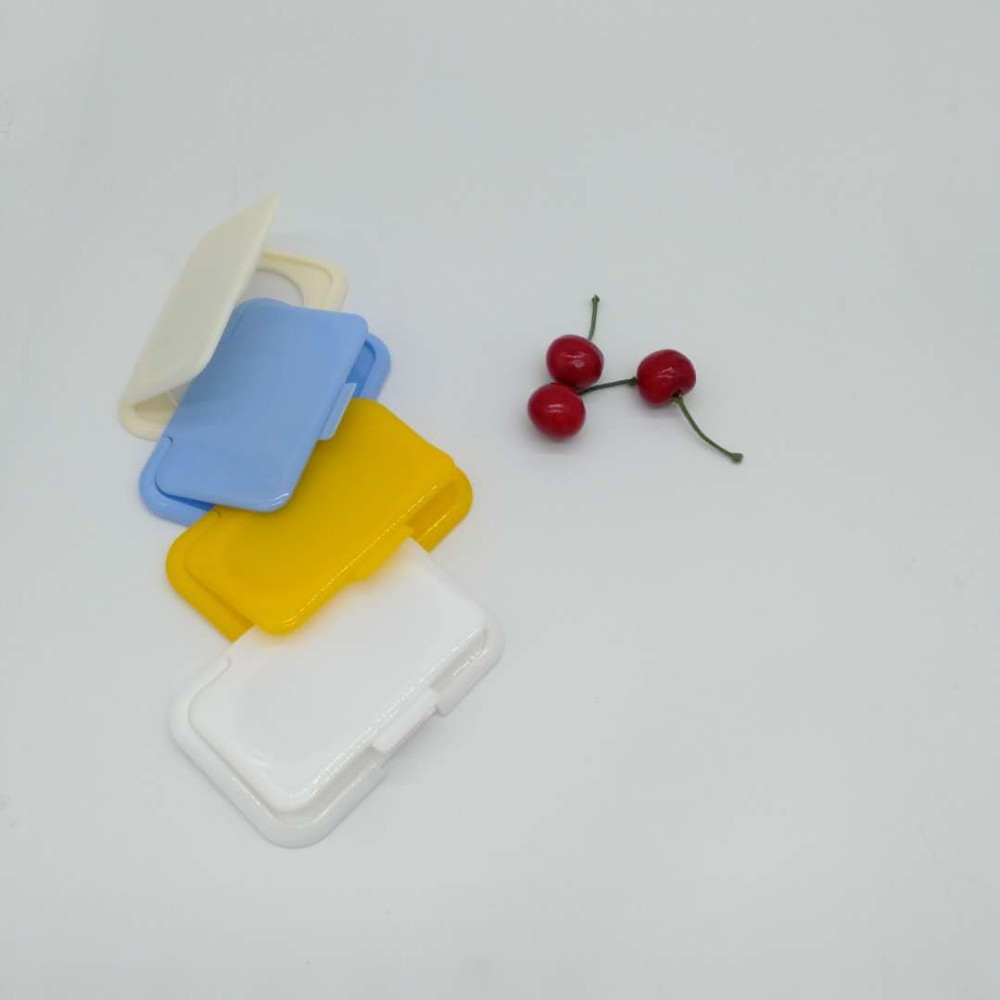 Non Refillable Wet Wipes Cap ISO9001 65mm Wet Tissue Box Cover