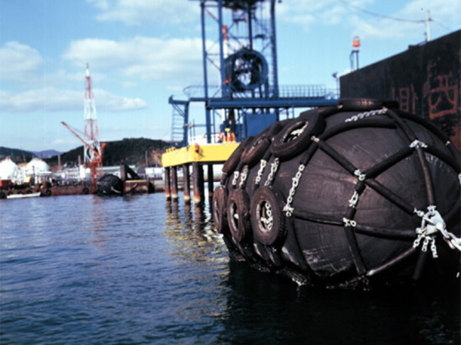 Floating Sling Fender STS ISO17357 Rubber Pneumatic Marine Fenders
