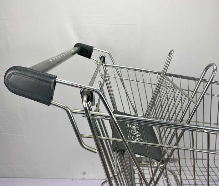 Australian Style 150L Supermarket Shopping Trolley Metal Gray Chain Store Shopping Cart CE