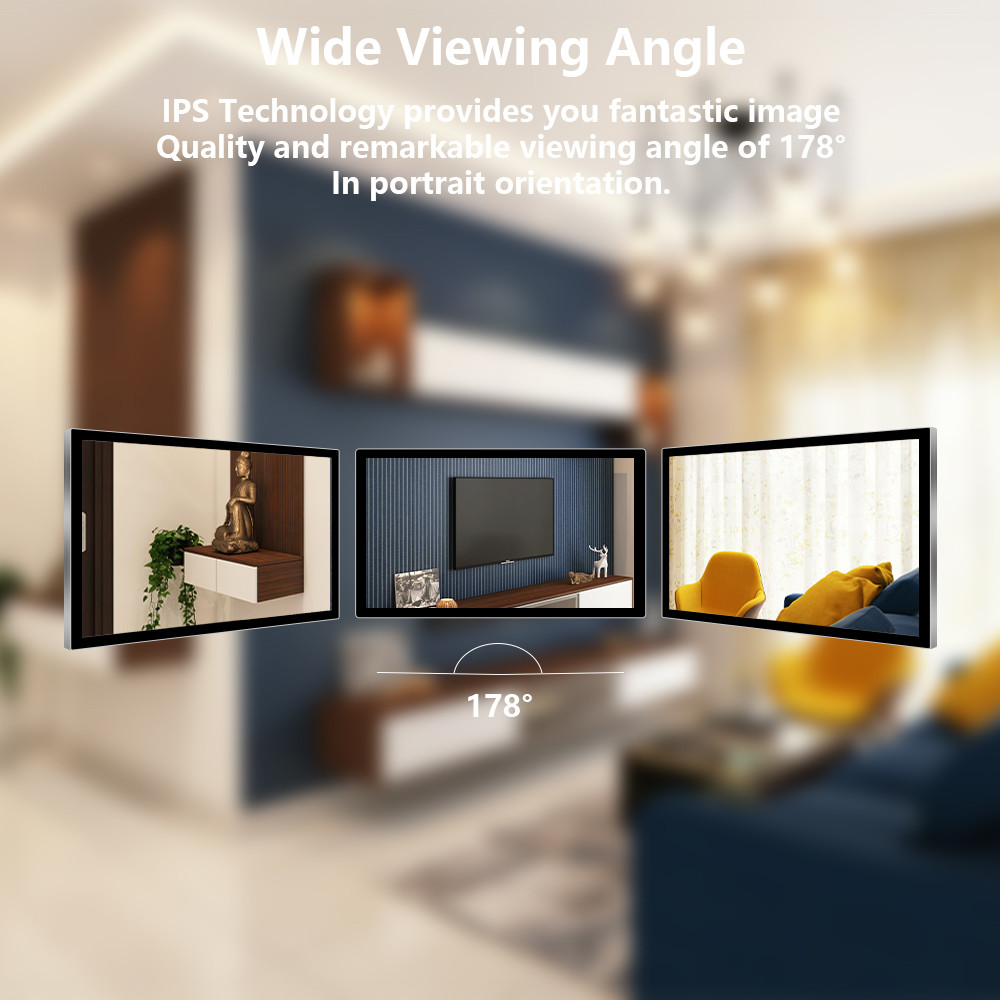 Commercial Wall Mount 18.5 Inch LCD Digital Signage With Interactive Touch Screen