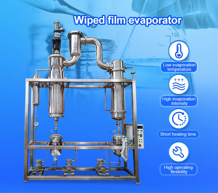 CBD Industry Wiped Film Evaporator Equipment