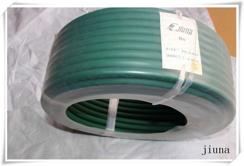 Green color hardness 85A transmission belting and Polyurethane round belt poly cord