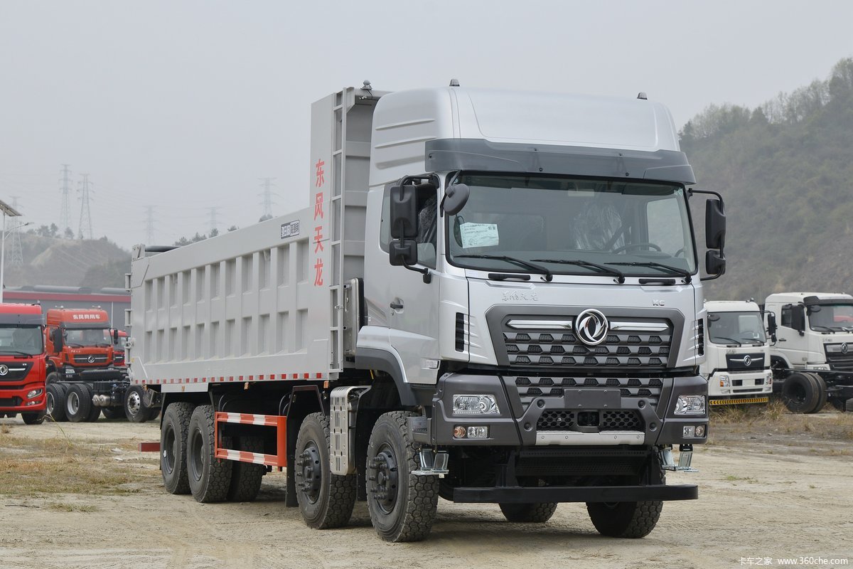 ABS-Equipped 35t Payload Heavy Duty 8x4 12 Wheel LHD Dump Truck for Construction