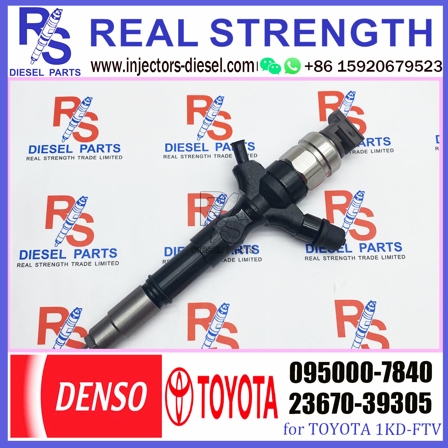 Diesel Fuel Injector Common Rail Injector 095000-7840 23670-39305 2367039305