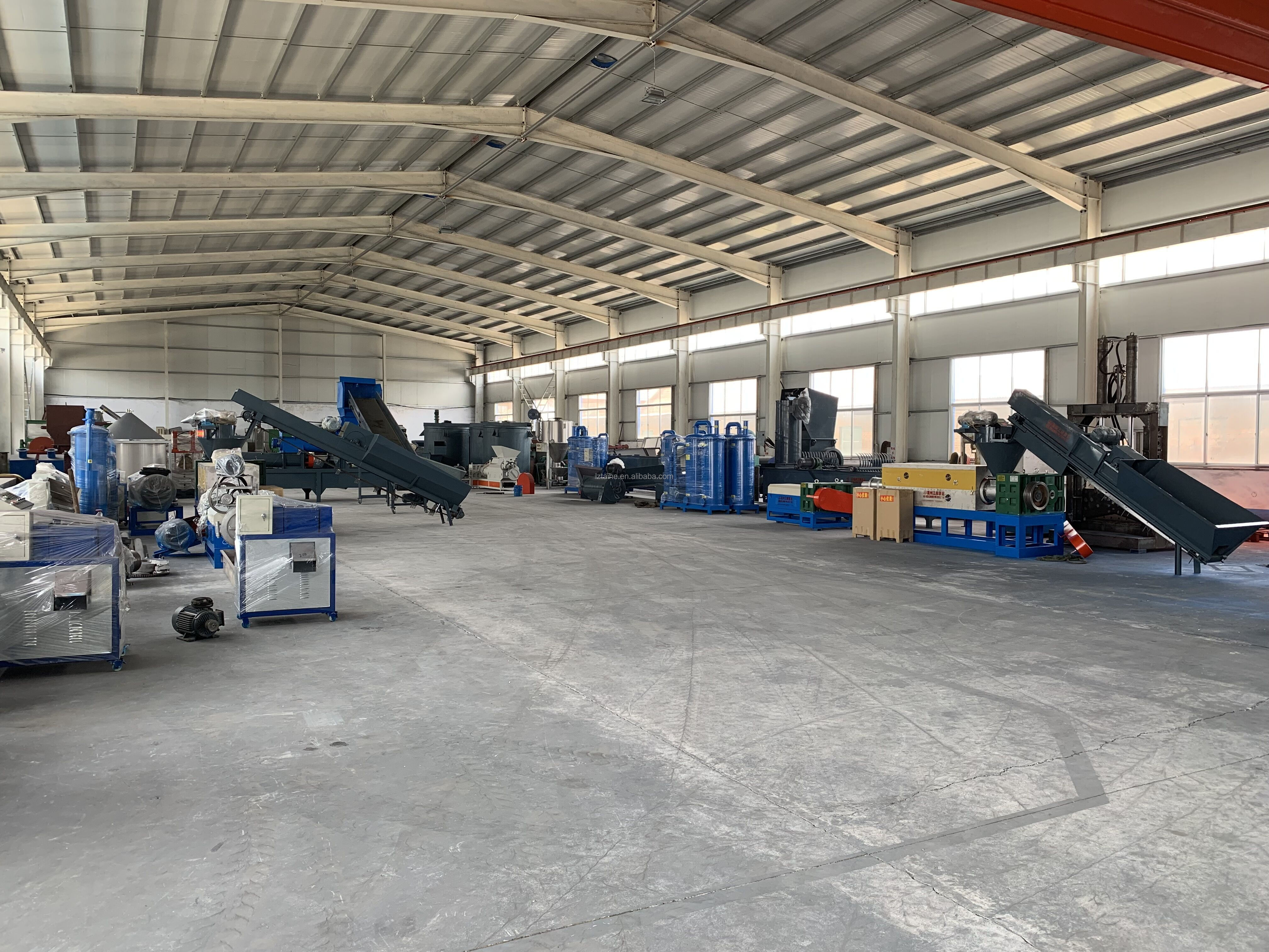 OEM Waste Plastic PP PE Film Recycling Line With Max. Capacity Of 100-500kg/H