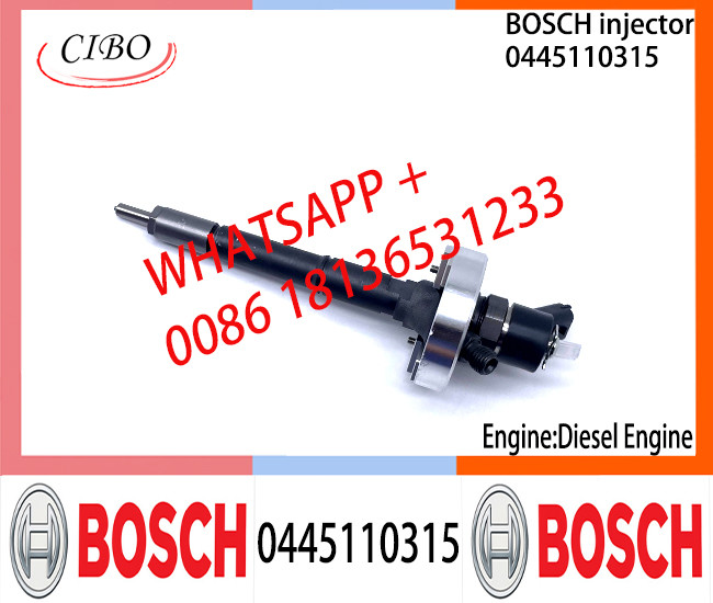 BOSCH injetor 0445110315 16600-VZ20A Common fuel Injector 0445110315 16600-VZ20A for NISSAN car