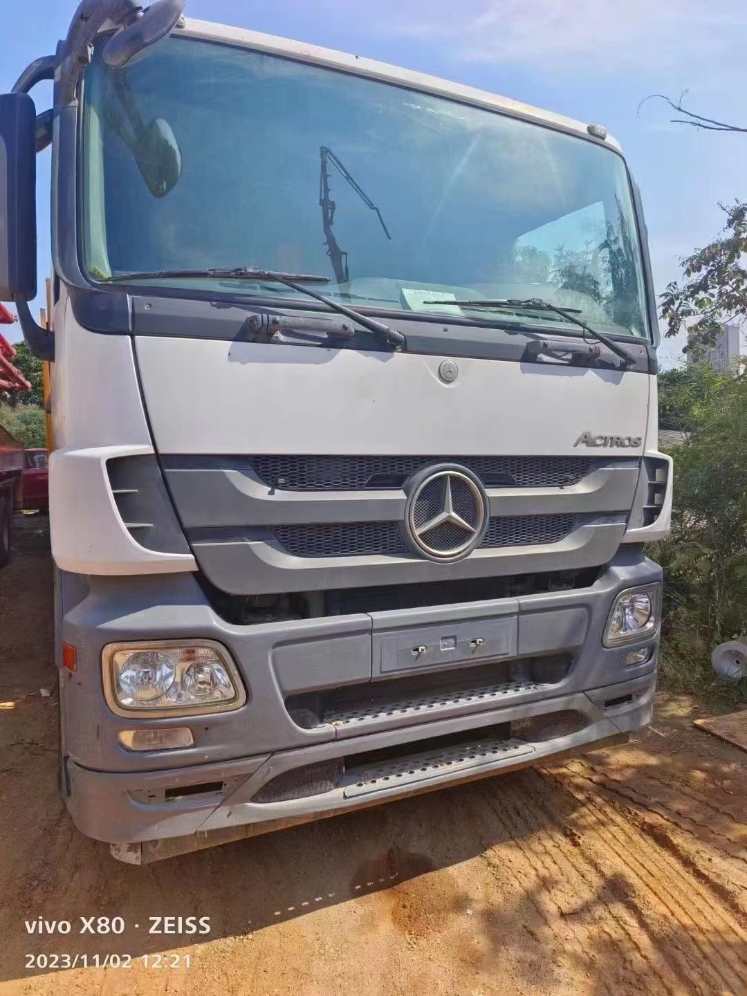 56 Meter Sany Used Concrete Pump Truck 2019year 44000KG
