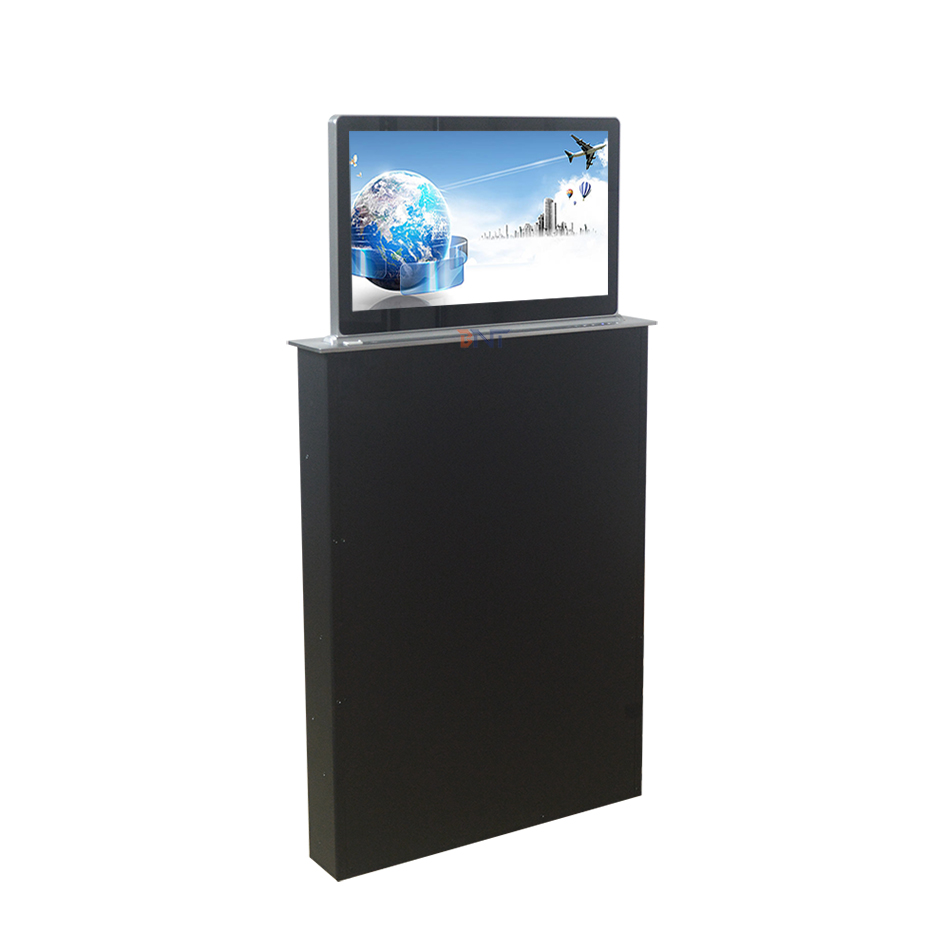 Conference system dual side FHD lcd monitor lift mechanism for 15.6 FHD screen