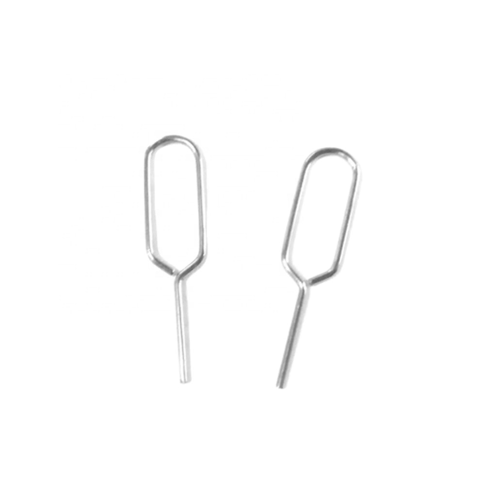 Precision Stainless Steel Wire Formed Sim Eject Pin Phone Sim Card Tray Pin