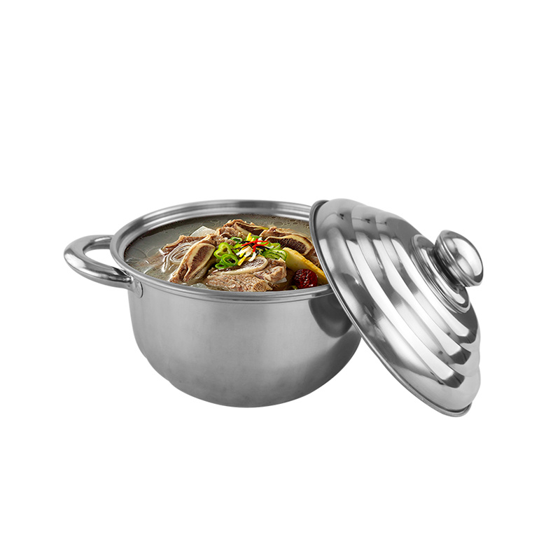 Restaurant SS410 Kitchen Soup Pots 16cm 18cm 20cm 22cm