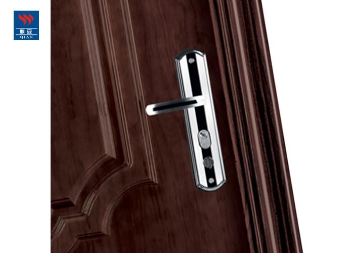 Black Walnut Fireproof Steel Wooden Interior Door