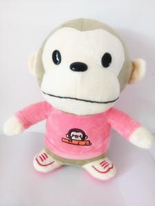 Buy cheap plush monkey red boys shoes hot toys for kids cheap china cartoon children holiday present new fashion Eu japanese model product