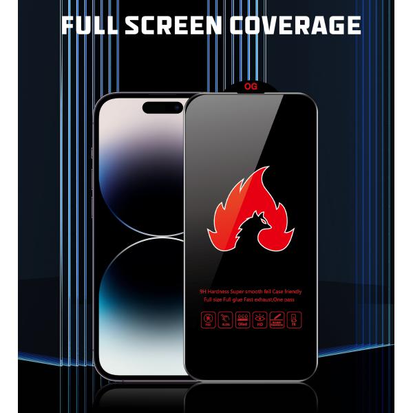 Tempered Glass Cell Phone Screen Protector AB Glue For Iphone