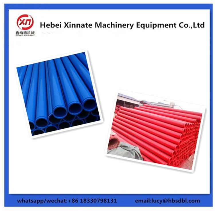 5.0mm Wear Resistant Double Layer Pipe For Concrete Pump DN125 133mm
