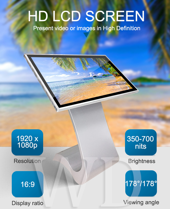 Android 7.1 Interactive Touch Screen Kiosk