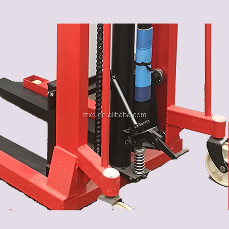 500 kg Mini Manual Forklift Stacker with Durable Design