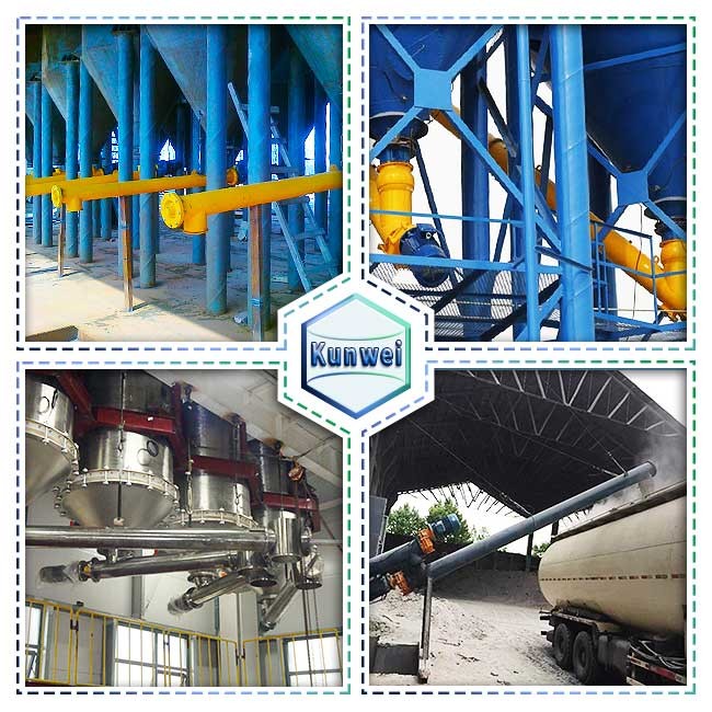 45 Degree Inclination Pipe Screw Conveyor For Loading Sand