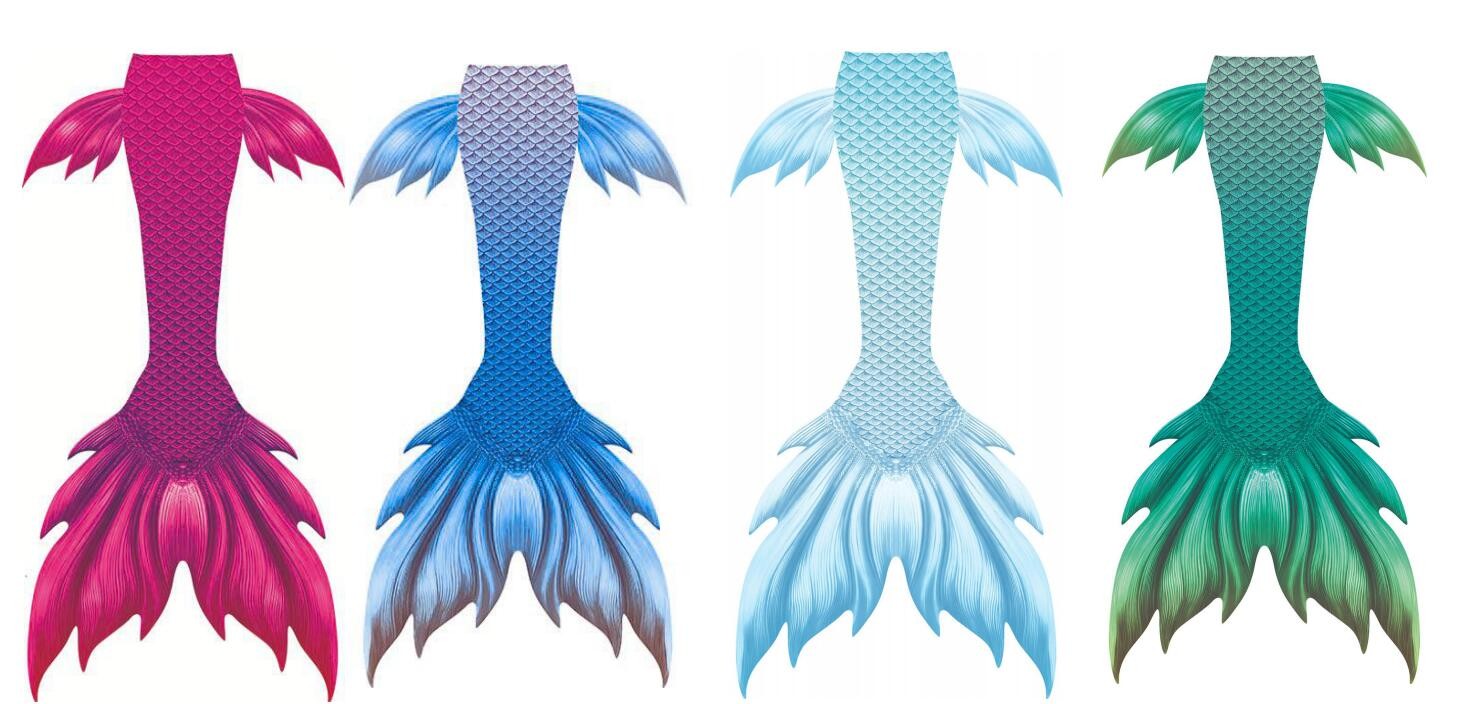 Custom Mermaid Tail For Swimming With Monofin For Amusement Park Performance