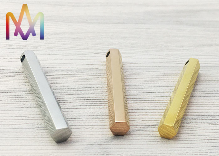 Three Dimensional Hexagon Perforated Cuboid Stick Pendant