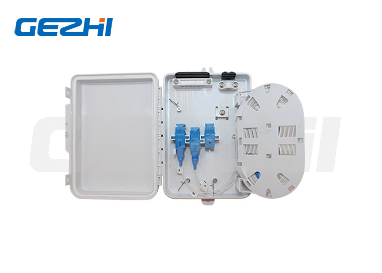 6 Core FTTH Mini Optical Termination Box Fiber Distribution Box With SC Adapter