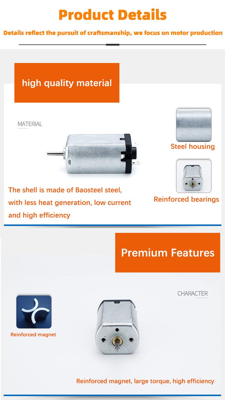 Faradyi Customized Size Explosion-proof 180 Motor Micro Electronic Bldc Brushless Dc Motor For door Lock
