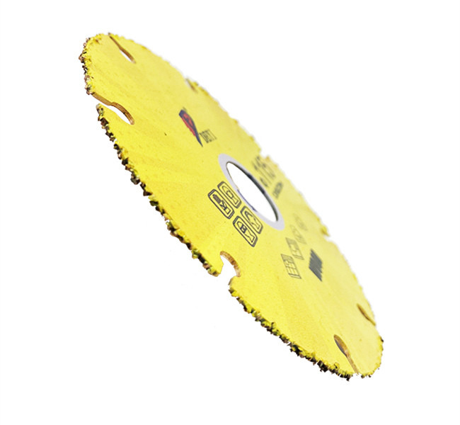 Deyi 115mm Circular Alloy Saw Blade With Grit Cutting Wood With Nail