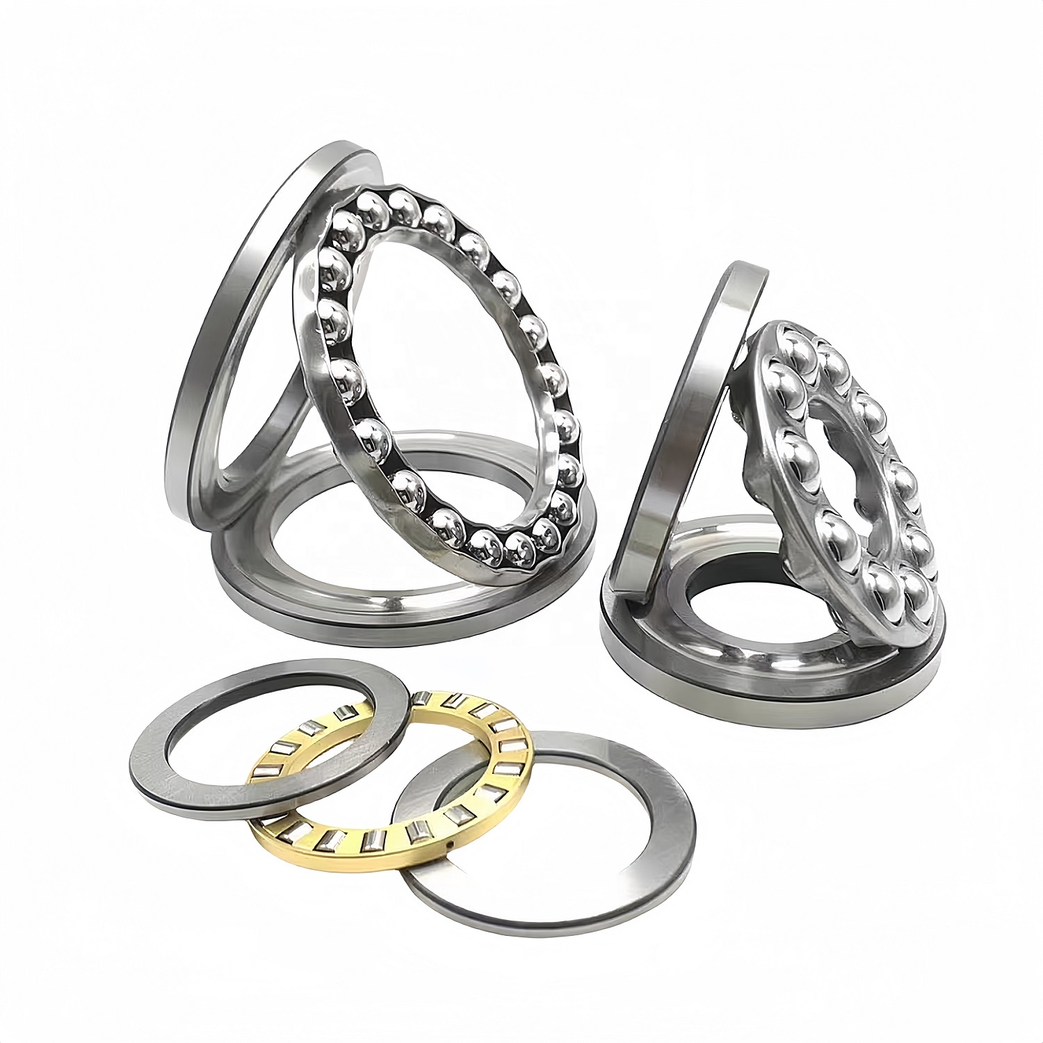 51100 Single Row Thrust Ball Bearing RHF Chrome Steel 10*24*9mm for High Precision