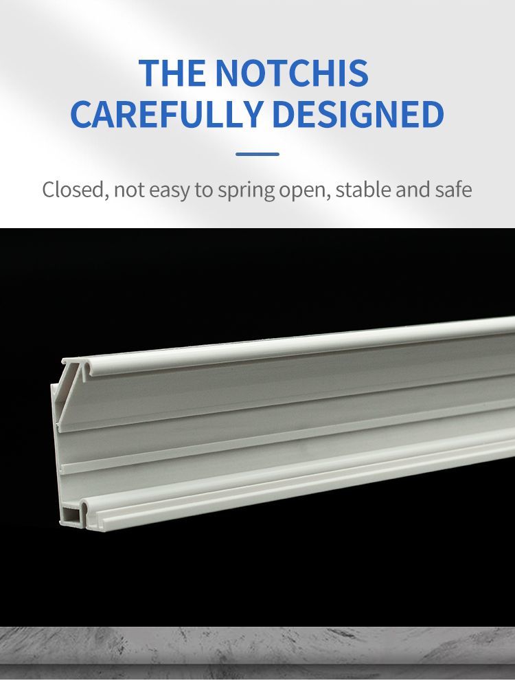 Waterproof Strip Glass Door Seal Strip Customized Profiles ABS PP Extrusion