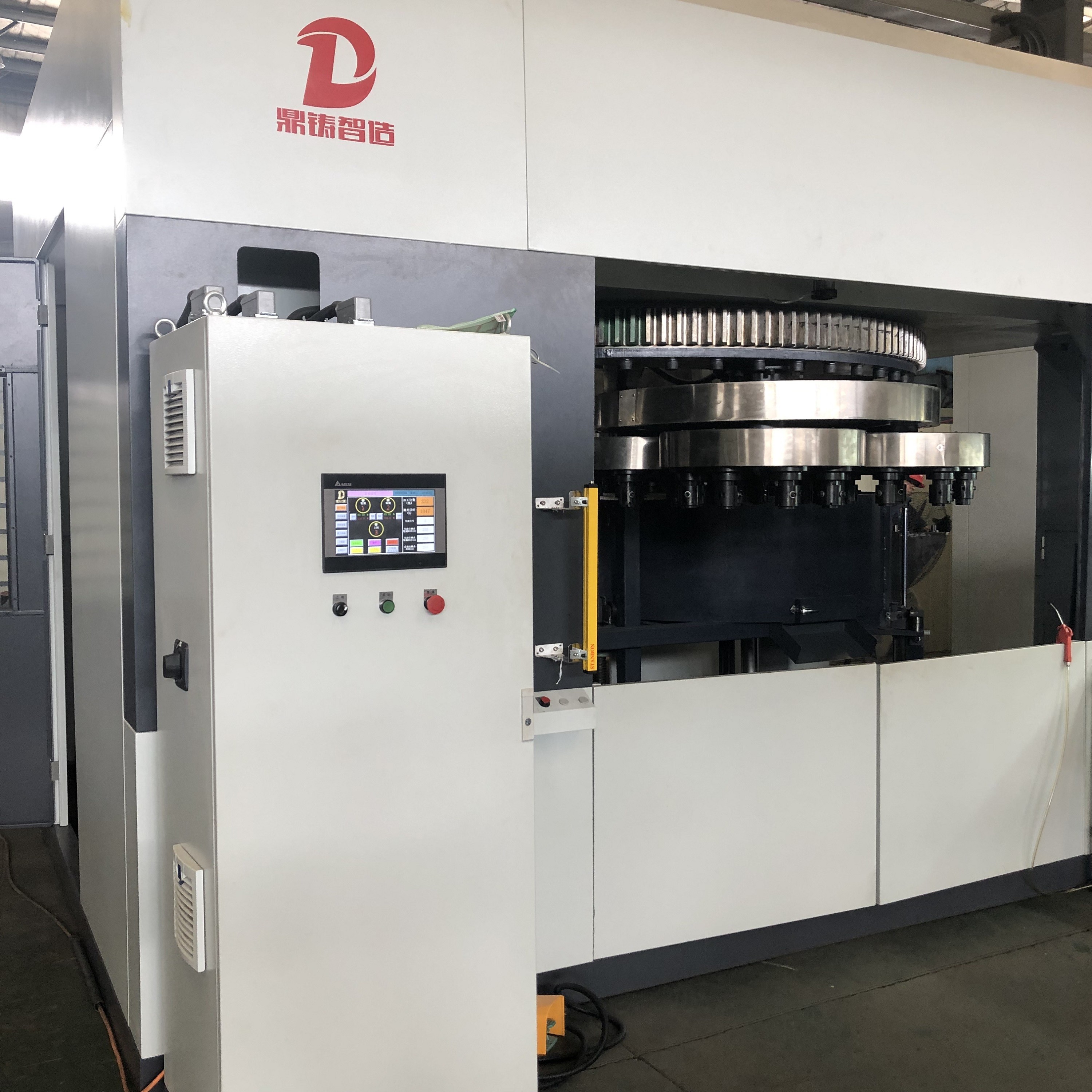 Rotary 35KW Automatic Brass Tube CNC Polishing Machine No Need Dusting