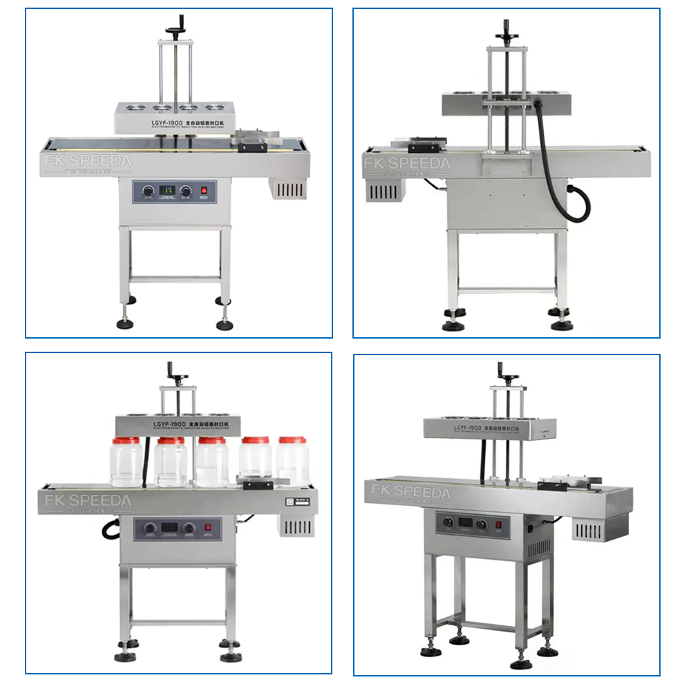 Glass Bottle Small Automatic Induction Aluminum Heat Sealing Machine for Plastic Bottle