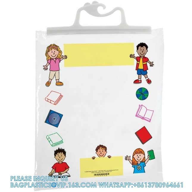 Students bags, easy bag pack, Read-N-Go Book Bag Sturdy Snap Shut Hanging Plastic Bags Safely Send Home Assignments