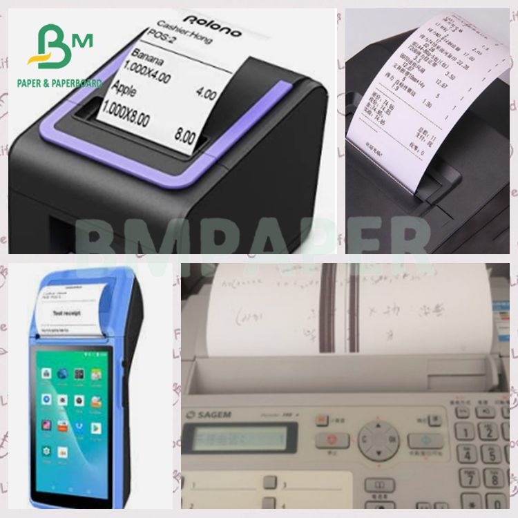 55gsm Single layer thermal paper 80mm * 60m cash register paper