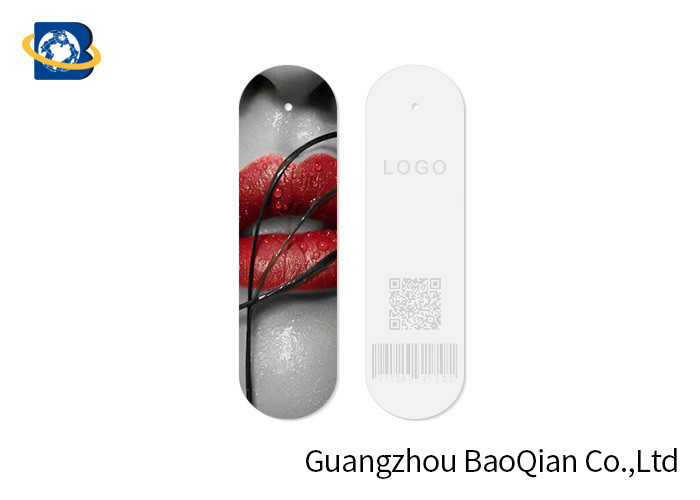 Real 3D Custom Laminated Bookmarks Nontoxic PET Material Two Size CMYK Printing