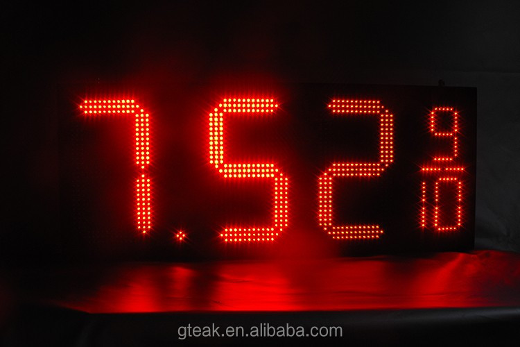 customized large 7 segment led display 5 digits