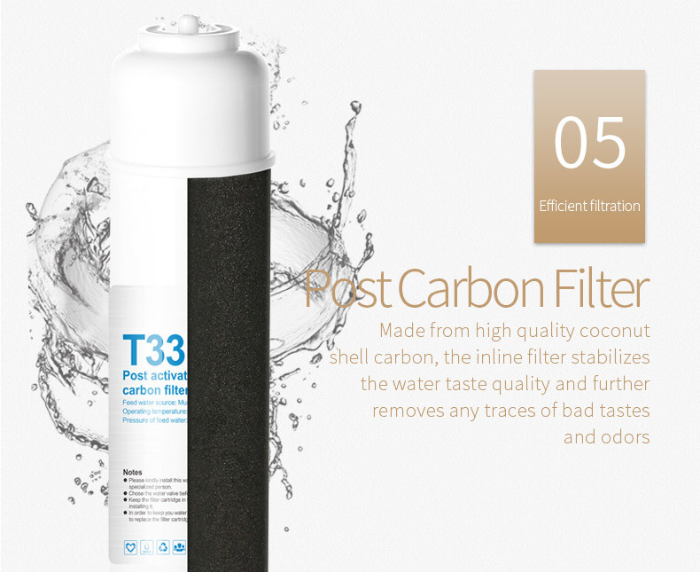 Hot & Warm Water Purifier With Heater , Reverse Osmosis Water Filter For Home