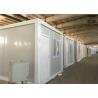 Buy cheap Flat Roof Prefabricated Container House , Steel Door Shipping Container Prefab from wholesalers