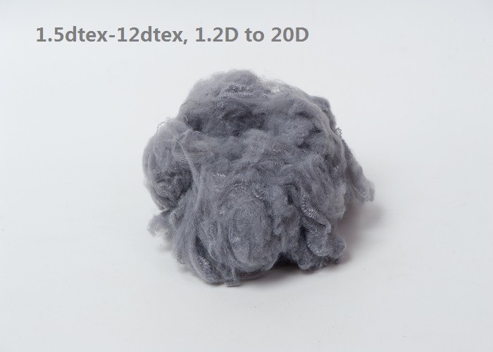 1.2D To 20D Recycled Polyester Fiber 64mm For Needle Punched Nonwoven Fabric