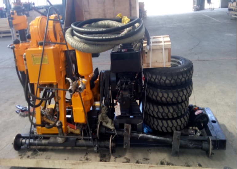 Gold Mining Geological Drilling Rig Machine 500 Meters Drilling Depth