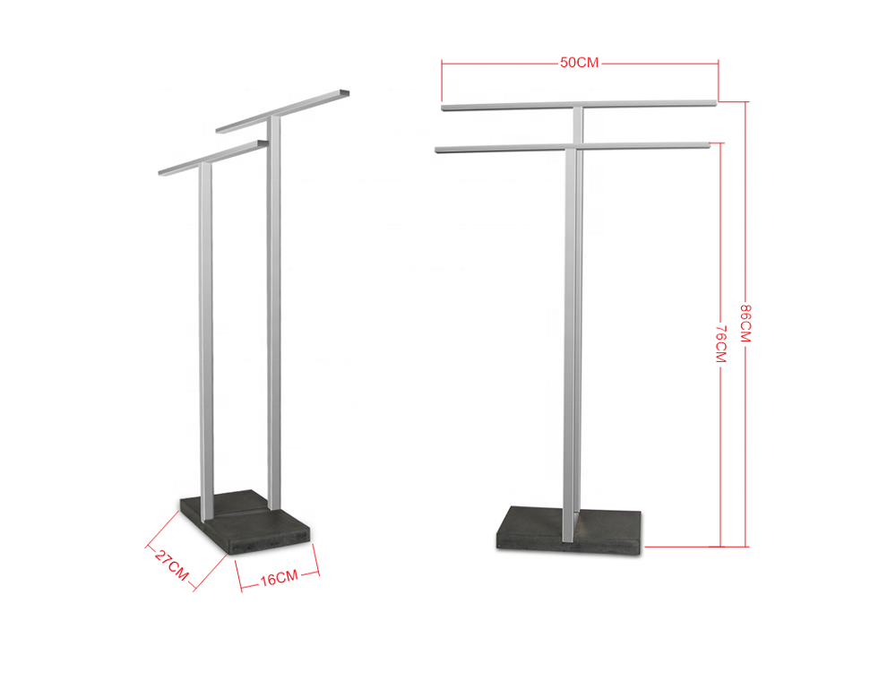 Free Stand Bathroom Towel Rack Hotel Popular Foldable Towel Rack