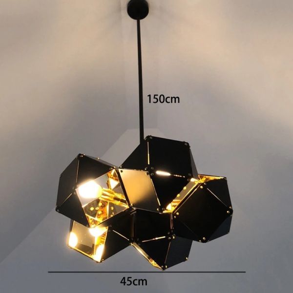 Modern home decor led lights pendant light lamps Riddle Linear Suspension(WH-AP-628)