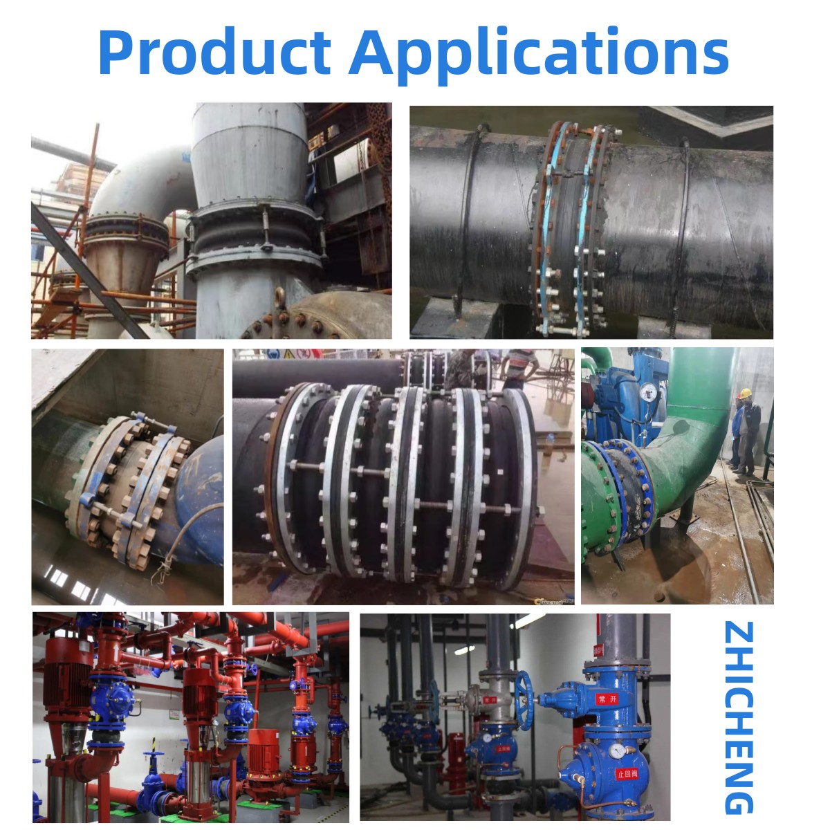 Flanged Expansion Joint Connection Flexible Concentric Reducer Rubber Coupling